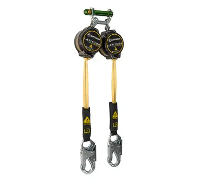 Safewaze 020-5213 - Latitude Pro Arc Flash 7‘ Dual Web Retractable w/ Snap Hooks