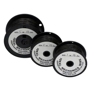 Ideal Reel 77552 Annealed Steel Mechanics Wire, 16 Gauge, 5 lb Spool