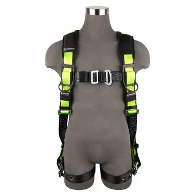 Safewaze FS185-FD-S/M - PRO Full Body Harness 1D, MB Chest, FD, TB Legs (S/M)