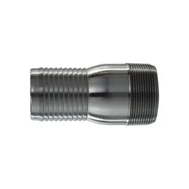 Midland Industries 973853 - Combination Nipple, 1-1/4" Hose Barbed x 1-1/4" MIP, 3-7/8" L, Steel