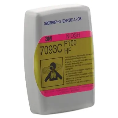 3M 7093CB Particulate Filter, P100, Nuisance Level Organic Vapor/Acid Gas