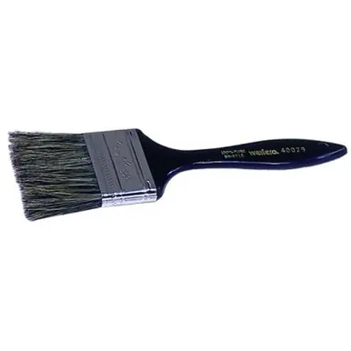 Weiler 40029 Chip & Oil Brush, 2" Wide, Gray China Bristles, Plastic Handle