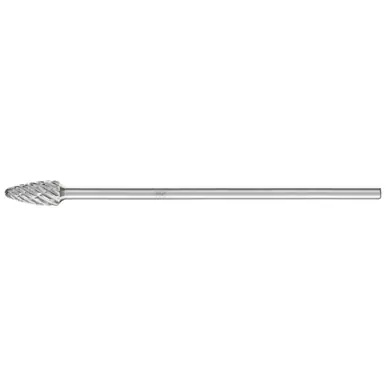 PFERD 25647 Carbide Bur - Tree, STEEL Cut 1/2" x 1/1" x 1/4" Shank - SF-5 L6