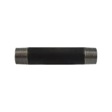 Midland Industries 59106SMLS - Seamless Pipe Nipple, 1" MPT x 1" MPT, 4-1/2" L, Steel, Black, SCH 80