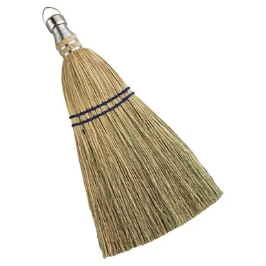 Anchor Brand 500WB Whisk Broom, 12" Trim Length, 100% Broom Corn Fill (12pk)