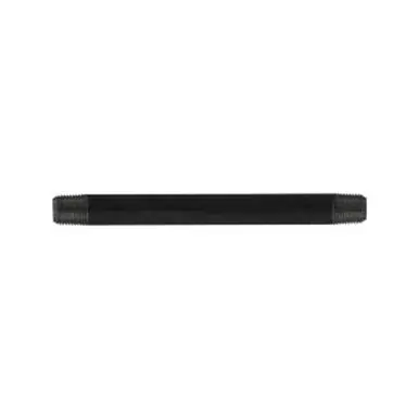 Midland Industries 57015 - Welded Pipe Nipple, 1/8" MPT x 1/8" MPT, 10" L, Steel, Black, SCH 40
