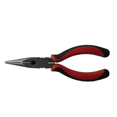 Anchor Brand 10-206 Solid Joint Long Nose Pliers, 6", Drop Forged Steel