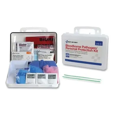 First Aid Only 216-O Bloodborne Pathogen Kit, 31 Pieces