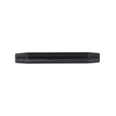 Midland Industries 57031 - Welded Pipe Nipple, 1/4" MPT x 1/4" MPT, 7" L, Steel, Black, SCH 40