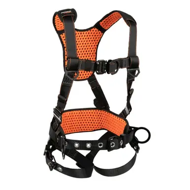 Safewaze 021-1716 - V-Select Construction Harness 3D, QC Chest, FD, TB Legs (XL/2X)
