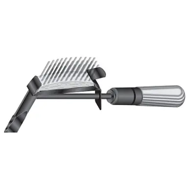Lenco 09080 Chipping Hammer, 11-1/4", 18 oz Head, Chisel and Brush, Wood Handle