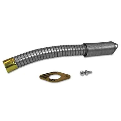 Justrite 11077 Flex Hose, Steel, 9" Long, 1" Hose O.D.