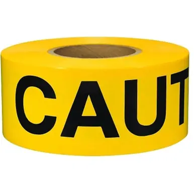 Presco SB3102R10 Barricade Tape, 3" x 1000‘, Red, "DANGER DO NOT ENTER"