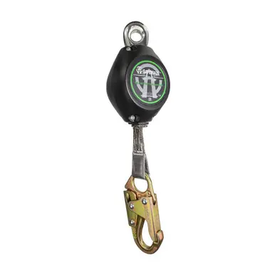 Safewaze FS-FSP1411-W - Class 1 11‘ Web Aluminum Housing Retractable w/Locking Snap Hook