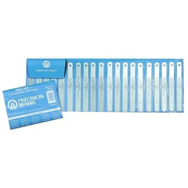 Precision Brand 19740 Poc-Kit Feeler Gauge Set, 20 Blades, SAE, 5" Length