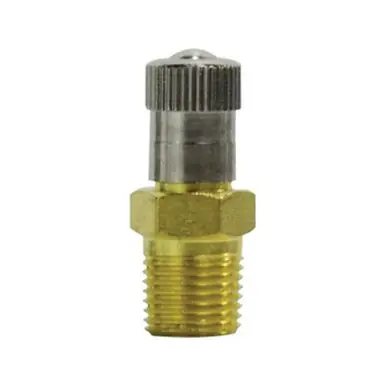 Midland Industries 46620 - Spring Core Tank Valve, 1/8" Nominal, NPT(M), 300 psi Pressure, Brass