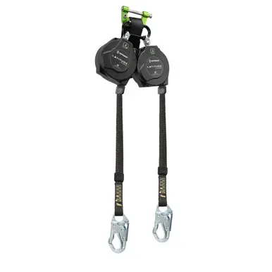 Safewaze 024-5381 - Latitude Edge 6‘ Dual Web SRL-P Snap Hooks