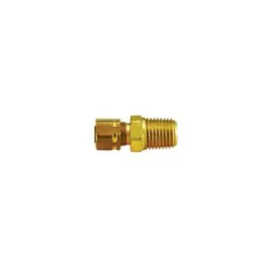 Midland Industries 00268-0304 - Captive Sleeve Connector, 3/16" Compression x 1/4" MIP, Brass