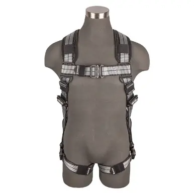 Safewaze 020-1226 - PRO+ Slate Full Body Harness Alu 1D, Alu QC Chest/Legs (3X)