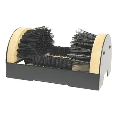 Weiler 44391 Boot Cleaning Brush, 9" x 6" Wood Block, Nylon Bristles