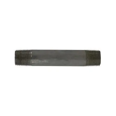 Midland Industries 52040 - Seamless Pipe Nipple, 3/8" MPT x 3/8" MPT, Close L, Stainless Steel, SCH