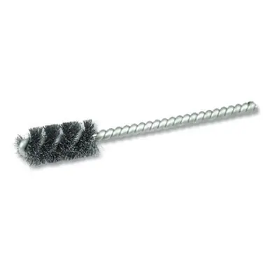Weiler 21149 Round Power Tube Brush, 1" x 1", 0.005" Wire