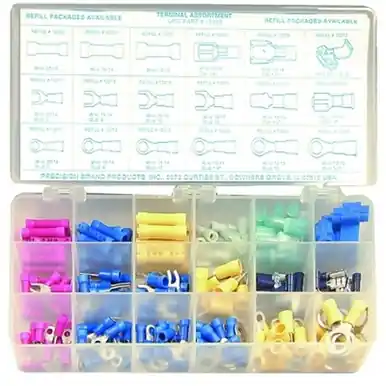 Precision Brand 12985 Electrical Terminal Assortment