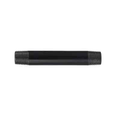 Midland Industries 57045 - Welded Pipe Nipple, 3/8" MPT x 3/8" MPT, 3-1/2" L, Steel, Black, SCH 40
