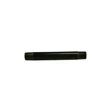 Midland Industries 57016 - Welded Pipe Nipple, 1/8" MPT x 1/8" MPT, 11" L, Steel, Black, SCH 40