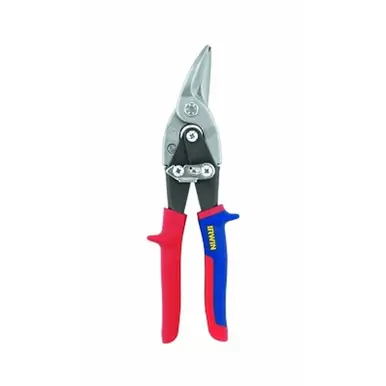 Irwin 2073111 Utility Snips, Left and Straight Cuts, 10" Length