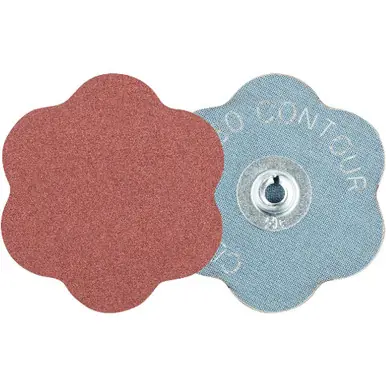 PFERD 42120 - COMBIDISC CONTOUR Abrasive Disc, 2-3/8" Dia, Type CD, 180 Grit, Aluminum oxide (50pk)
