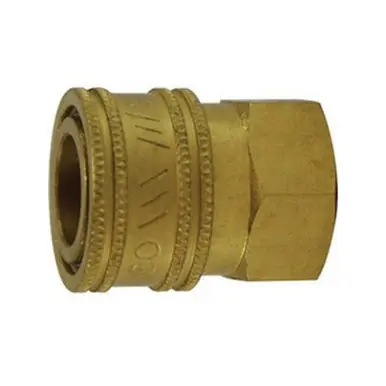 Midland Industries 28671 - High Flow Coupler, 1/8" FPT, Brass