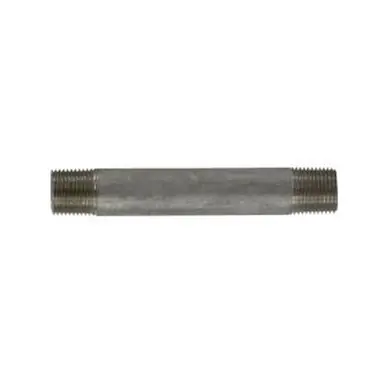 Midland Industries 49041 - Welded Pipe Nipple, 3/8" MPT x 3/8" MPT, 1-1/2" L, Stainless Steel, SCH