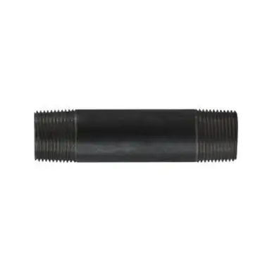 Midland Industries 57114 - Welded Pipe Nipple, 1" MPT x 1" MPT, 11" L, Steel, Black, SCH 40 Schedule