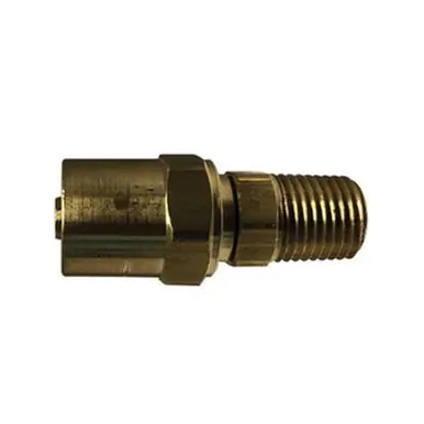 Midland Industries 07217-061208 - Reusable Swivel, 3/8" Hose x 1/2" NPT(M)F, Brass