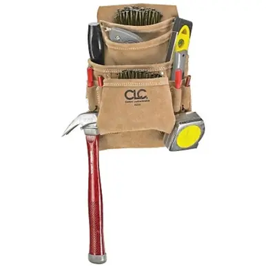 CLC Custom LeatherCraft I923X Ten Pocket Carpenter‘s Nail & Tool Bag