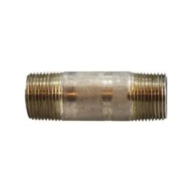 Midland Industries 51088 - Seamless Pipe Nipple, 3/4" MPT x 3/4" MPT, 5" L, Stainless Steel, SCH 80