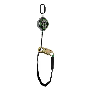 Safewaze 018-5030 - 7‘ Web 40" Tie Back Retractable with Steel Triple Lock Carabiner