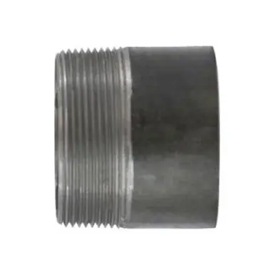 Midland Industries 57160T - Welded Pipe Nipple, 2" TOE x 2" Plain End, 2" L, Steel, Black, SCH 40