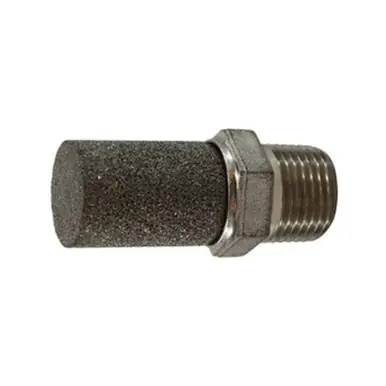 Midland Industries 300034 - Muffler, 3/8" Nominal, MPT, Stainless Steel