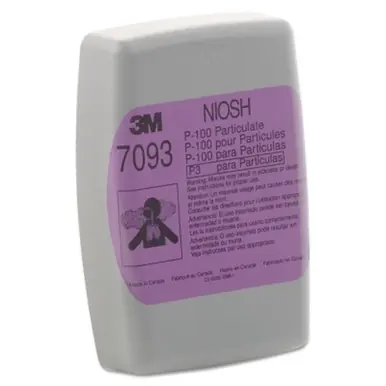 3M 7093B Particulate Filter, P100, Oil and Non-Oil Particles