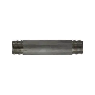 Midland Industries 49061 - Welded Pipe Nipple, 1/2" MPT x 1/2" MPT, 1-1/2" L, Stainless Steel, SCH