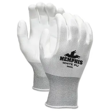 MCR Safety 9669S NXG PU Coated Work Gloves, Small, Black