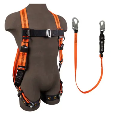 Safewaze 019-3036 - V-Line Combo FS99185-E Harness, FS88560-E Lanyard