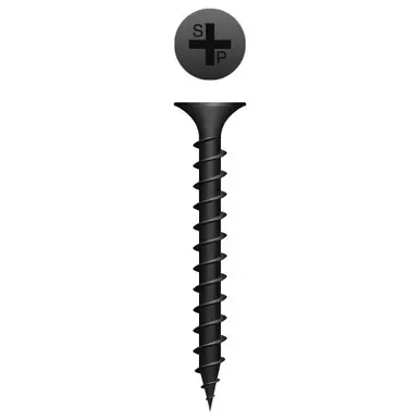 Strong-Point 614C - 6 x 1-1/4" Bugle Head Drywall Screw, Phosphate 8000ct