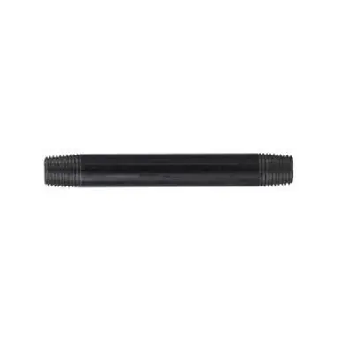 Midland Industries 57022 - Welded Pipe Nipple, 1/4" MPT x 1/4" MPT, 2" L, Steel, Black, SCH 40