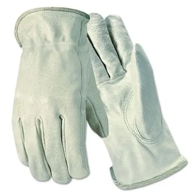 Wells Lamont Y0107XL Grain Goatskin Driver Glove, X-Large, White