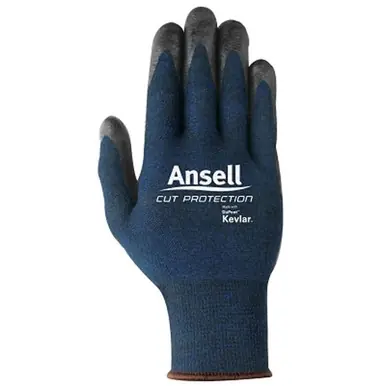 ActivArmr 97-505-L Cut Resistant Gloves, Large, Black/Blue