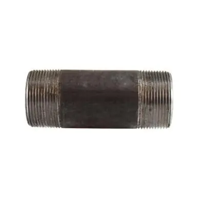 Midland Industries 59144SMLS - Seamless Pipe Nipple, 1-1/2" MPT x 1-1/2" MPT, 3-1/2" L, Steel,