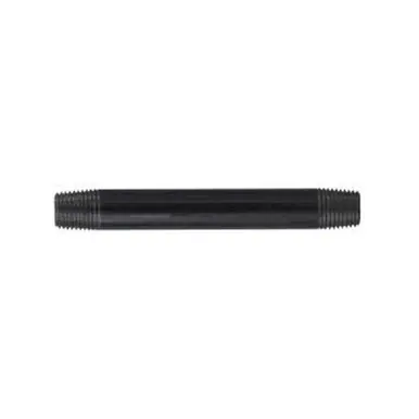 Midland Industries 57026 - Welded Pipe Nipple, 1/4" MPT x 1/4" MPT, 4" L, Steel, Black, SCH 40